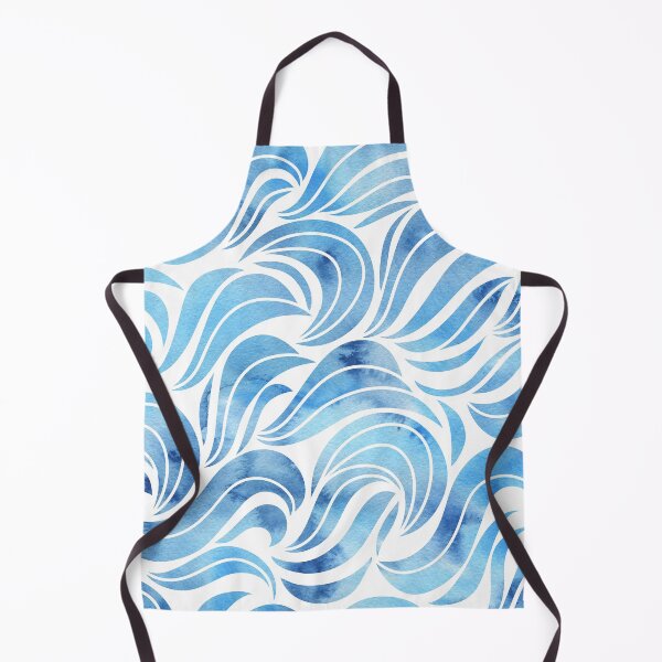 Item preview, Abstract blue waves designed and sold by stylebytara.