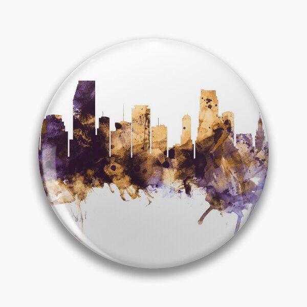 Item preview, Miami Florida Skyline designed and sold by ArtPrints.
