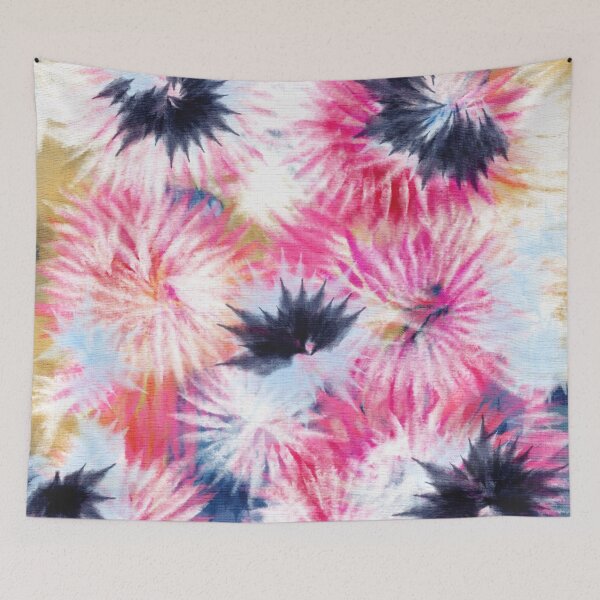 Item preview, Tie dye- pink, purple and blue designed and sold by Urvashi Patel.
