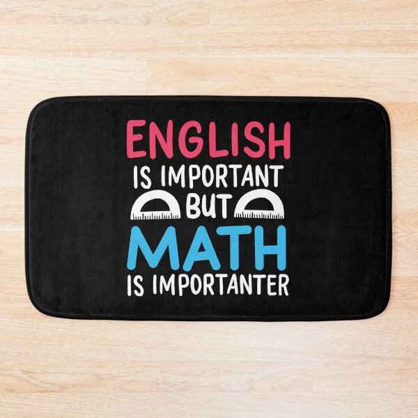Item preview, Funny English Is Important Math Is Importanter designed and sold by haselshirt.