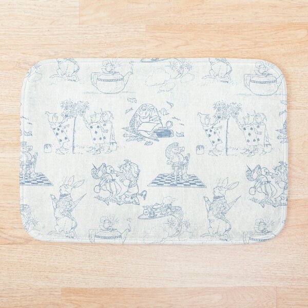 Item preview, Alice in Wonderland Toile Blue designed and sold by hellcom.