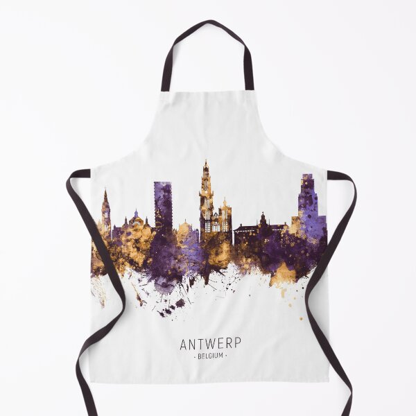 Item preview, Antwerp Belgium Skyline designed and sold by ArtPrints.