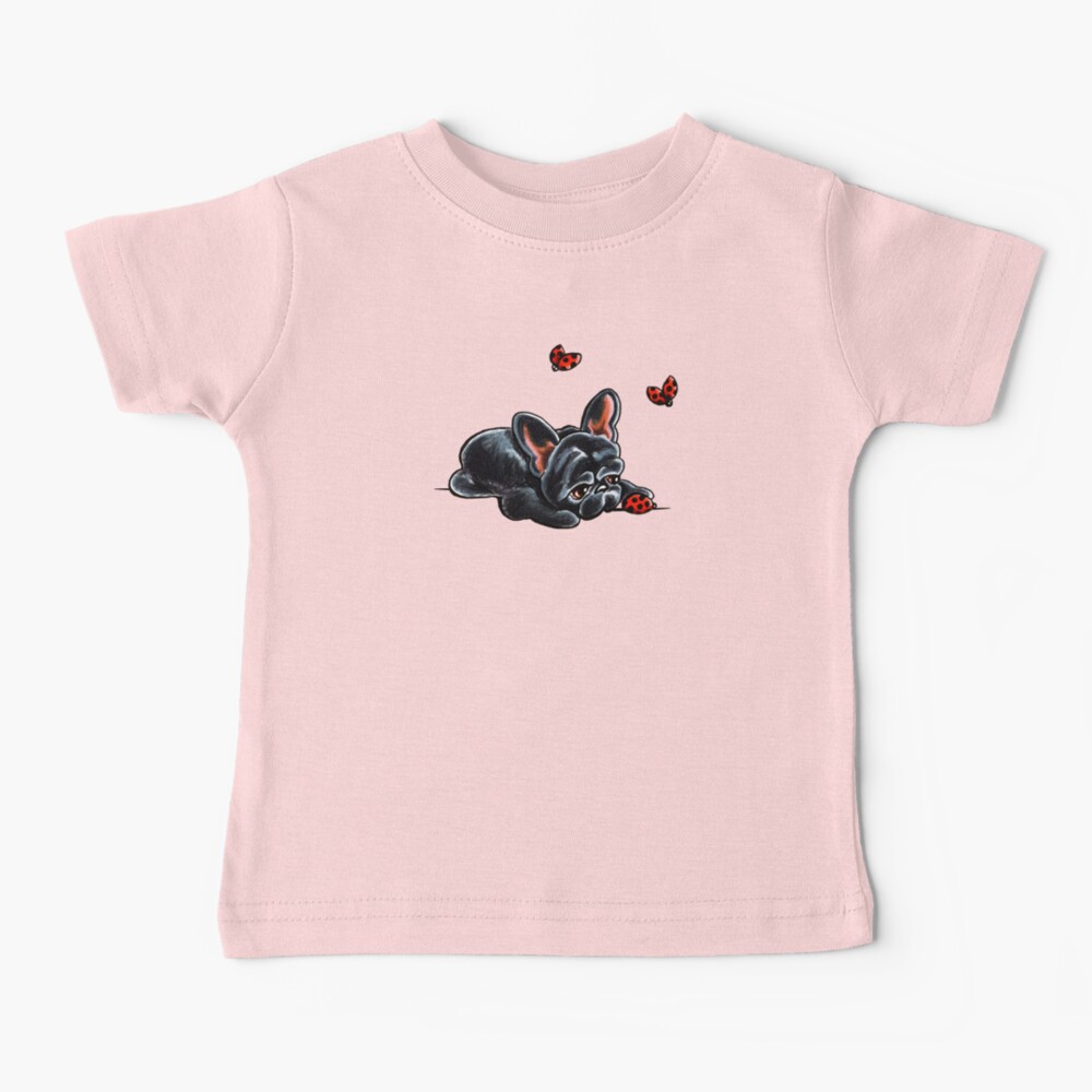 French Bulldog Ladybug Baby T-Shirt