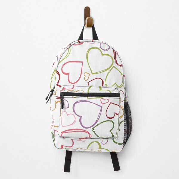 Item preview, Vector simple white hand drawn heart seamless pattern designed and sold by jamiesoondesign.