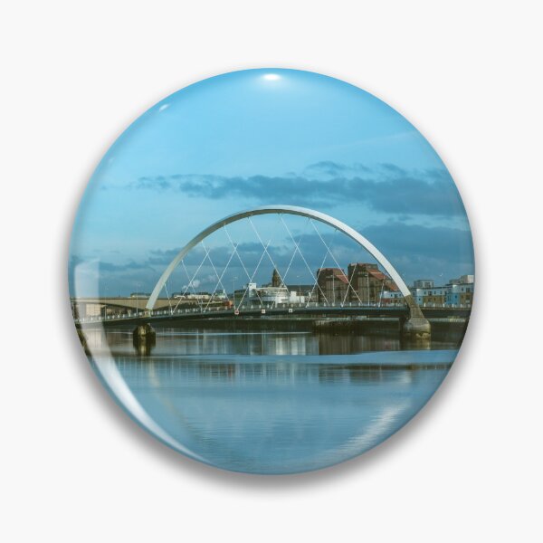 Item preview, View of the Clyde Arc Bridge on the River Clyde in the Finnieston Area of Glasgow in Scotland-2 designed and sold by marthadoom.