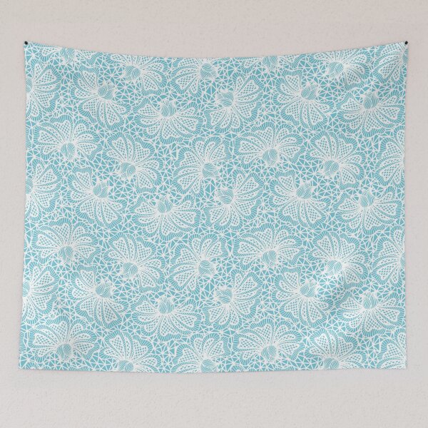Item preview, Elegant white lace pattern designed and sold by stylebytara.
