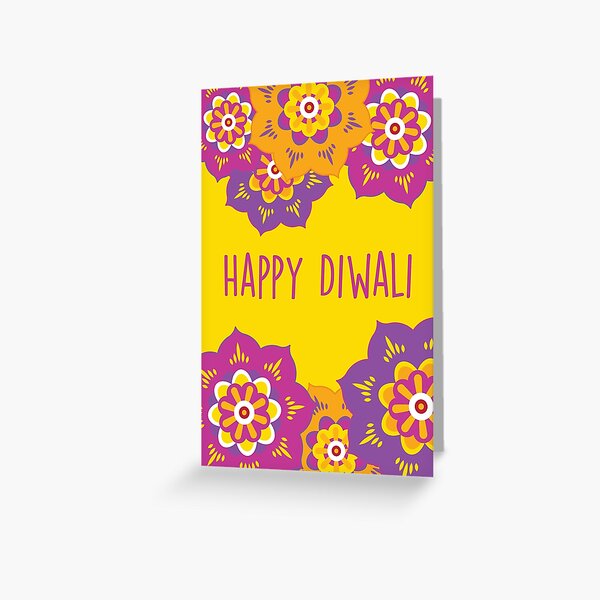 Happy Diwali  Greeting Card