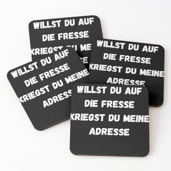 Item preview, Willst du auf die fresse kriegst du meine Adresse designed and sold by Yenon.
