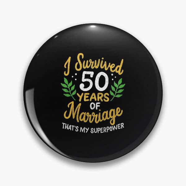 Item preview, 50th Wedding Anniversary Survived 50 Years Of Marriage designed and sold by haselshirt.