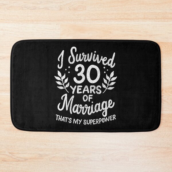 Item preview, 30th Wedding Anniversary Survived 30 Years Of Marriage designed and sold by haselshirt.