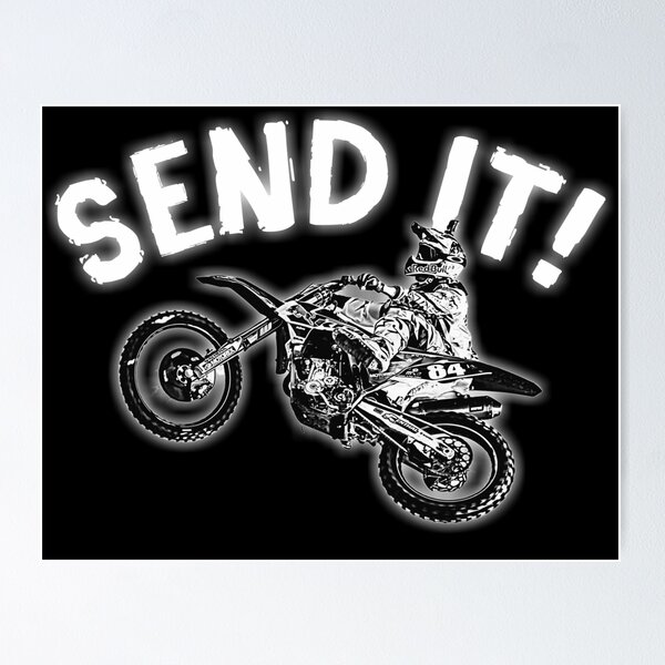 Item preview, Dirt bike jump or motocross jump mx or motorcycle jump send it! designed and sold by gut2000.