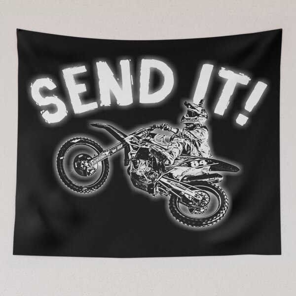 Item preview, Dirt bike jump or motocross jump mx or motorcycle jump send it! designed and sold by gut2000.