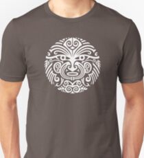 Maori tattoo face - white Unisex T-Shirt
