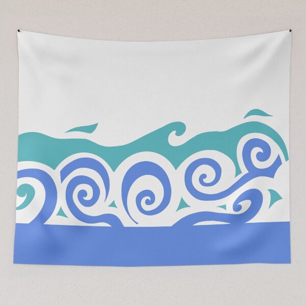 Item preview, Blue waves ocean designed and sold by AshStore.