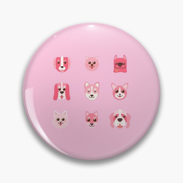 Item preview, Pink Cute Dogs Sticker Pack designed and sold by twicetrader.