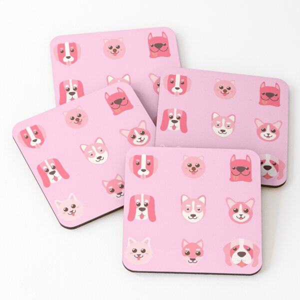 Item preview, Pink Cute Dogs Sticker Pack designed and sold by twicetrader.