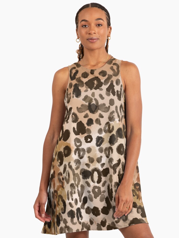 Leopard- animal print abstract" A-Line Dress for Sale by Urvartist | Redbubble Leopard- animal print abstract" A-Line Dress for Sale by Urvartist | Redbubble