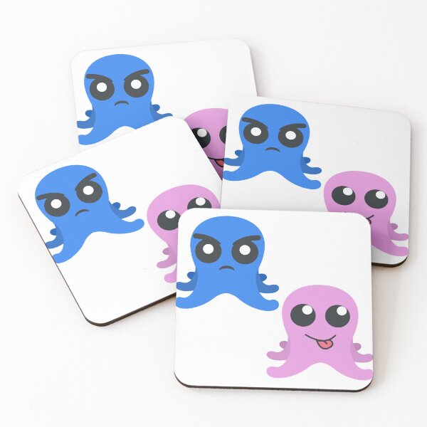 Item preview, Paquete Happy Pink Sad Blue Octopus designed and sold by Mavy-liz.