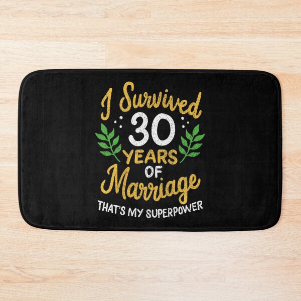 Item preview, 30th Wedding Anniversary Survived 30 Years Of Marriage designed and sold by haselshirt.