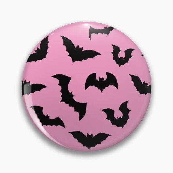 Item preview, Pastel goth pink black bats designed and sold by GriffyPrints.