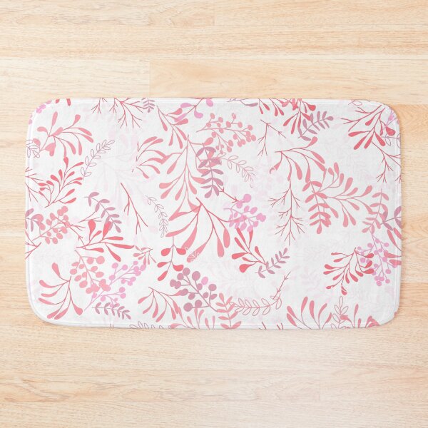 Item preview, Abstract pink flowers plants decorative pattern designed and sold by AllyShop.