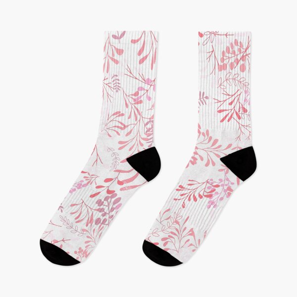 Item preview, Abstract pink flowers plants decorative pattern designed and sold by AllyShop.
