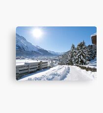 Winter in St. Moritz Canvas Print