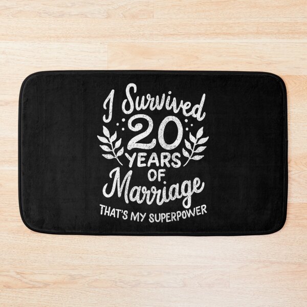 Item preview, 20th Wedding Anniversary Survived 20 Years Of Marriage designed and sold by haselshirt.