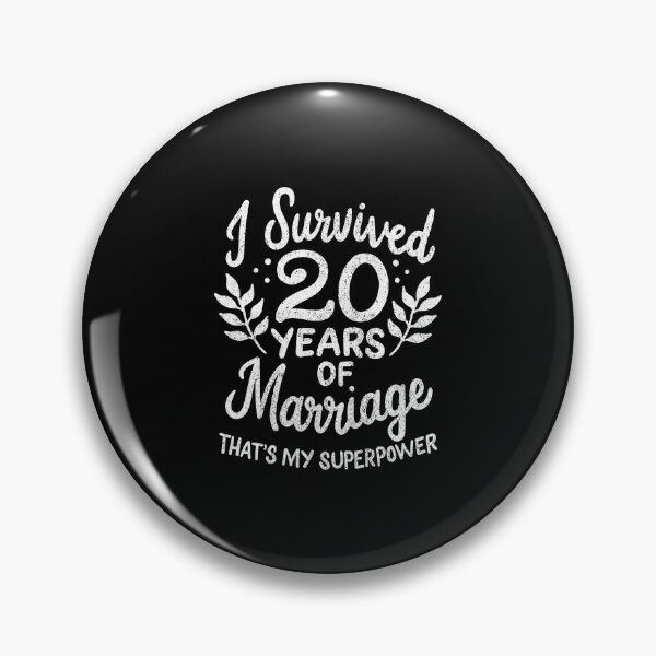 Item preview, 20th Wedding Anniversary Survived 20 Years Of Marriage designed and sold by haselshirt.