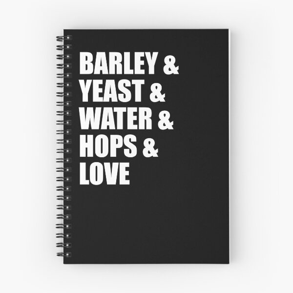 Item preview, Barley, Yeast, Water, Hops, Love designed and sold by Craftaholic.