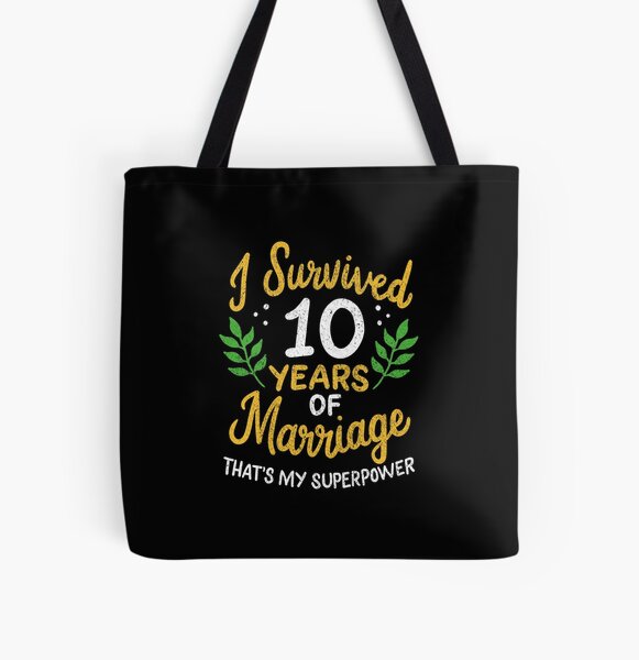 Tote bag for Sale avec l'œuvre « 10e anniversaire de mariage 10