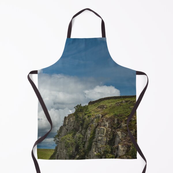 Item preview, Section of Hadrian's Wall Atop an Escarpment in Northumberland With Blue Sky and White Clouds designed and sold by marthadoom.