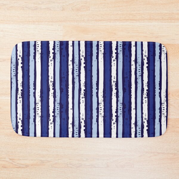 Item preview, Vector blue rough vertical lines repeat pattern designed and sold by jamiesoondesign.