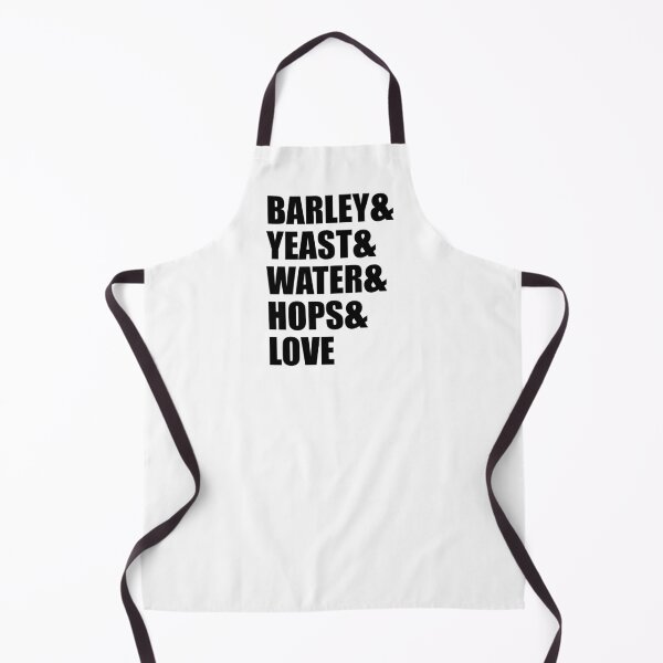 Item preview, Barley, Yeast, Water, Hops, Love - Black designed and sold by Craftaholic.