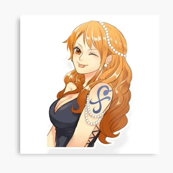 Nami One Piece Metal Print