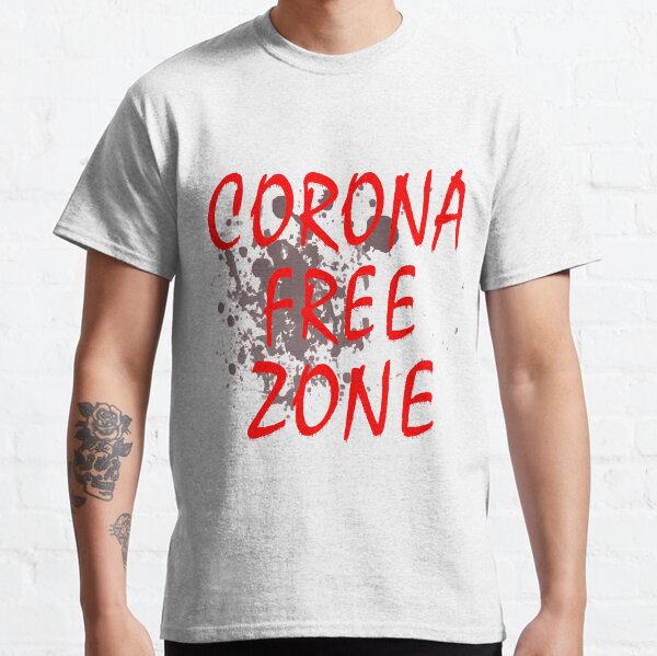 Maske Corona Free Zone Classic T-Shirt