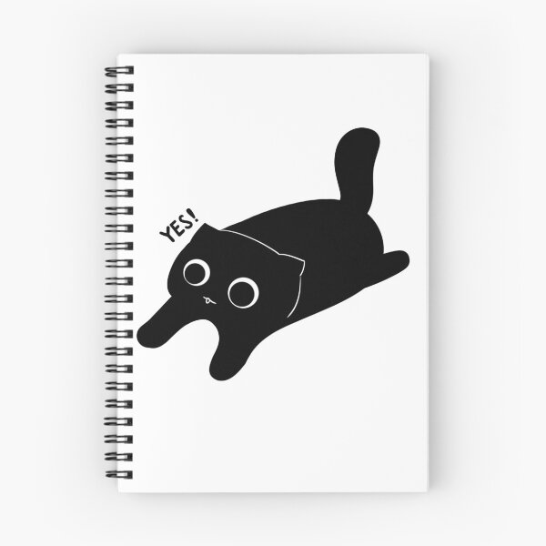 Item preview, yes black cat designed and sold by Anemoiasa.