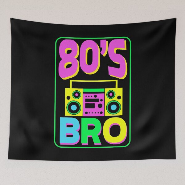 Item preview, 80's Bro - Funny 80's Glow Retro Gift designed and sold by biNutz.