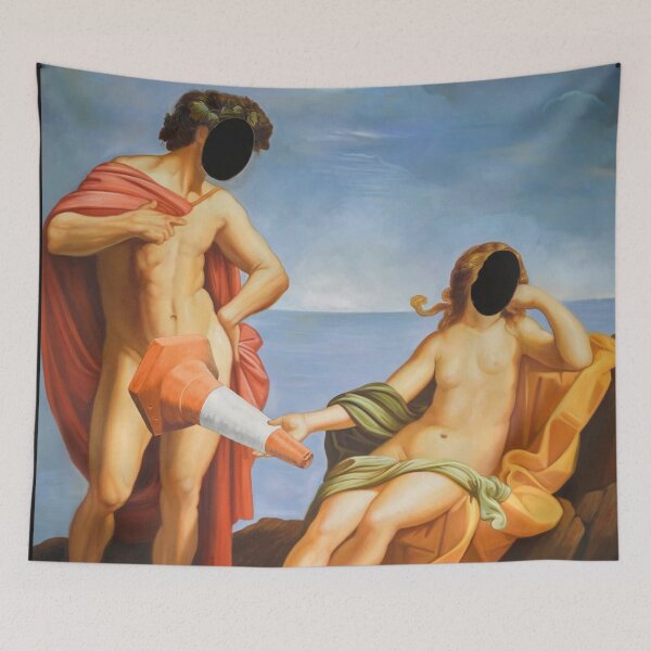 Item preview, Banksy Bacchus and Ariadne at the Seaside Guido Reni designed and sold by WE-ARE-BANKSY.