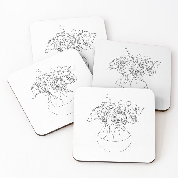 Item preview, Floral Line drawing. Flower line illustration. Line art. One line. Botanical Sketch Illustration. designed and sold by OneLinePrint.