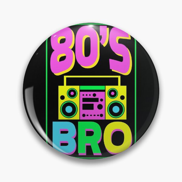 Item preview, 80's Bro - Funny 80's Glow Retro Gift designed and sold by biNutz.