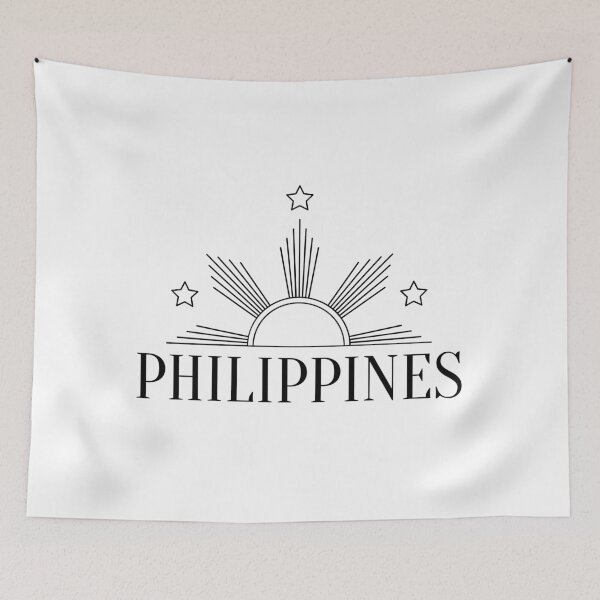 Item preview, PHILIPPINES Black Sun and Stars designed and sold by Filmerch.