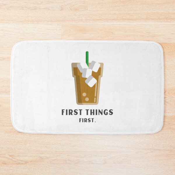 Item preview, Iced Coffee Latte, "First Things First" designed and sold by tepalistings.