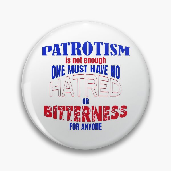 Item preview, Patriotism is not enough designed and sold by bluehair.