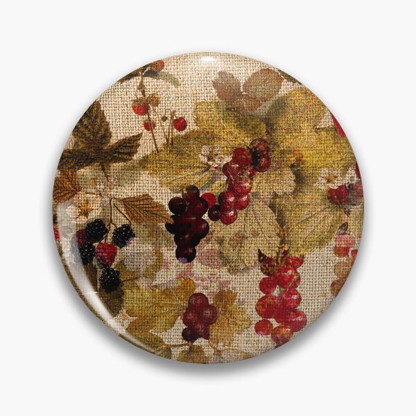 Item preview,  French Cretonne with Forest Fruits Pattern designed and sold by PrivateVices.