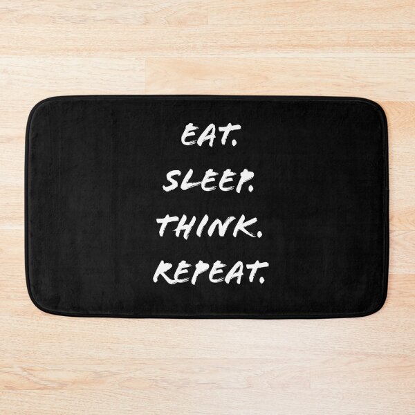 Item preview, Eat sleep think repeat designed and sold by Mermaidssparkle.