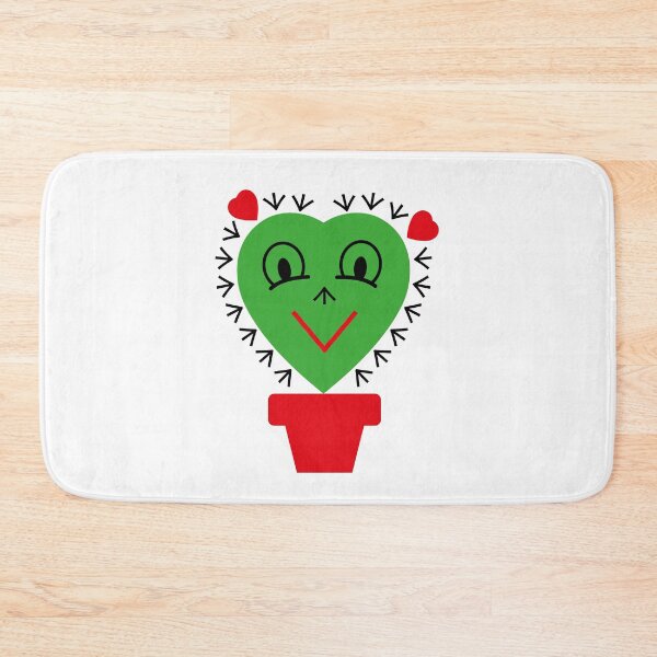 Item preview, Funny cute cactus with hearts Cactus love designed and sold by Tanja Dianova.