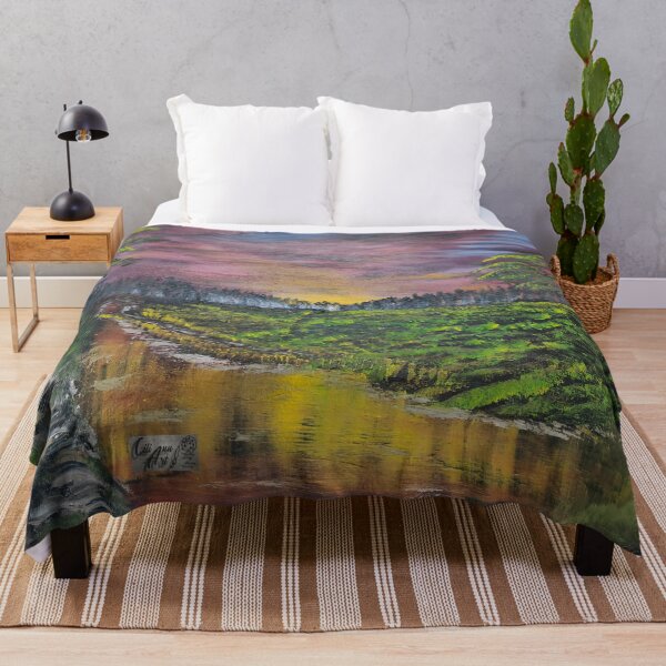 Item preview, Secret Cabin Sunrise Sunset Nature Landscape Cool Adventure designed and sold by CiliannArt.