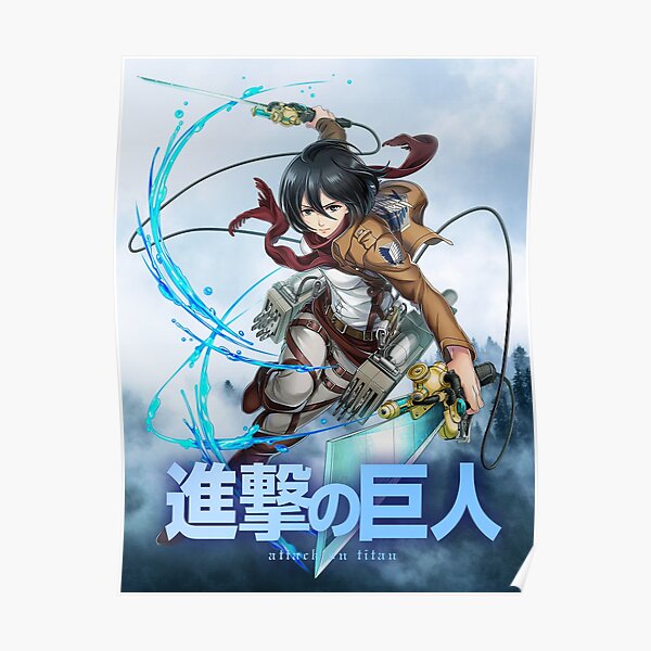 Mikasa Ackerman AoT Poster