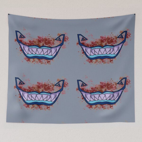 Item preview, Blue lips demon smile designed and sold by BV-creas.